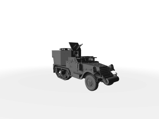M15A1 CGMC CMC 37mm 2x 12,7mm Browning ​​​​​​​Halbkette