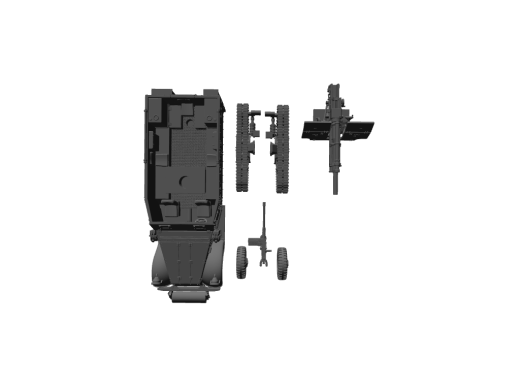 T19 105mm Haubitze ​​​​​​​Halbkette