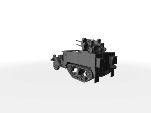 M16A1 MGMC M45 Quadmount ​​​​​​​Halbkette