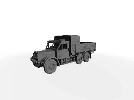 Albion CX22 schwerer Artillerieschlepper ​​​​​​​Planen-Aufbau kurz