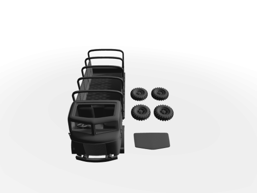 FWD Modell SU-COE 6x6 ​​​​​​​Planen-Gestell