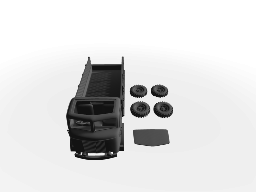 FWD Modell SU-COE 6x6 ​​​​​​​Pritsche