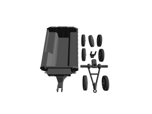 M23 Munitionsanhänger Verdeck geöffnet