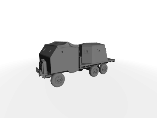Bison Mobile Bunkerbox Type 2 ​​​​​​​improvisiertes Panzerfahrzeug