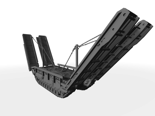 Churchill ARK Pionierpanzer gepanzerter Brückenträger ​​​​​​​Transport-Modus