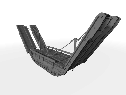 Churchill ARK Pionierpanzer gepanzerter Brückenträger ​​​​​​​Transport-Modus