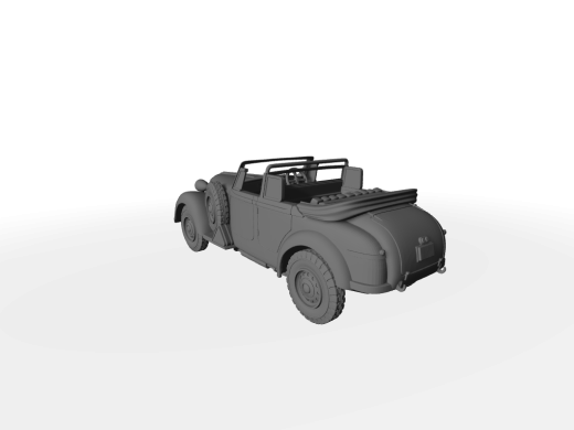 Alfa Romeo 6C 2500 Coloniale militärischer Geländewagen - Offizierswagen