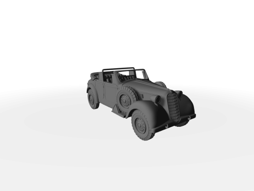 Alfa Romeo 6C 2500 Coloniale militärischer Geländewagen - Offizierswagen