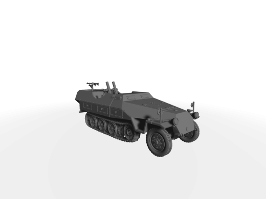 Sd. Kfz. 251 mit 12cm Zwillings-Granatwerfer 42 ​​​​​​​mobiles schweres Mörserfahrzeug