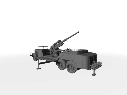 VOMAG 7 OR 660 mit 8,8cm FlaK 18/36 ​​​​​​​Transport-Modus