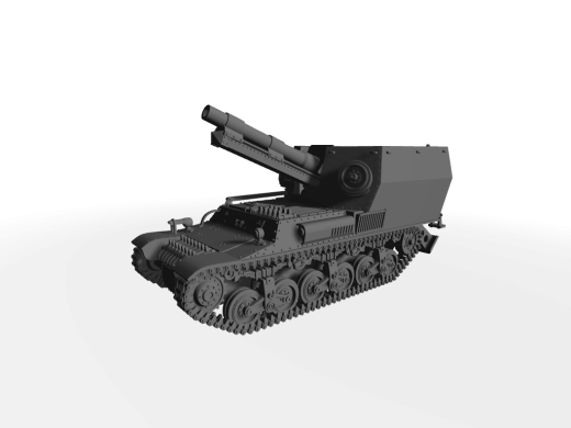 15cm sFH 13 auf Lorraine Schlepper ​​​​​​​Aktiv-Modus 21. Panzerdivision Normandie 1944