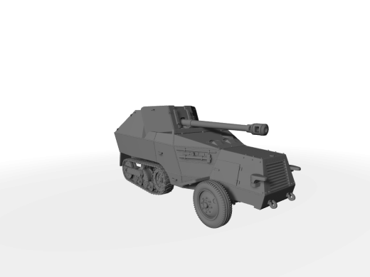 S 307(f) ​​​​​​​75mm PaK 40 21. Panzerdivision Normandie 1944