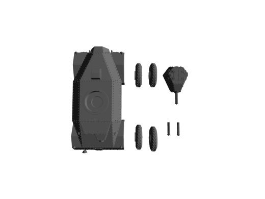 Alvis Straussler AC3D gepanzerter Aufklärungswagen ​​​​​​​Prototyp