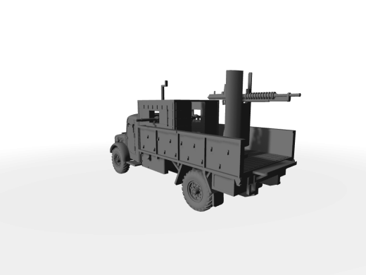 Armadillo Mk. III SPG ​​​​​​​Selbstfahrlafette improvisiertes gepanzertes Fahrzeug