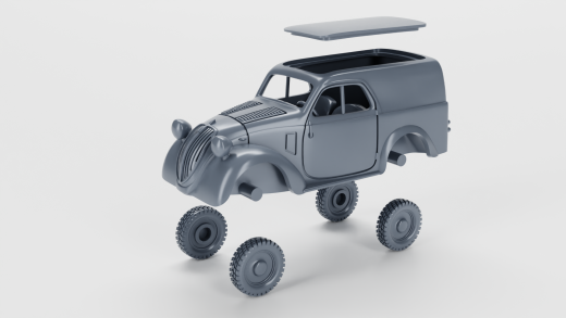 Fiat 500 Topolino ​​​​​​​Ambulance