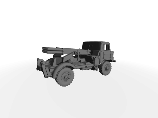 GAZ-66 BM-21 leichter Mehrfachraketenwerfer - MRL – Multiple Rocket Launcher Transport-Modus
