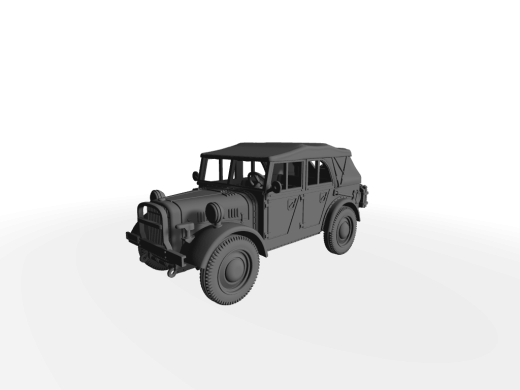 Leichter Einheits-PKW Kfz.1 Leichter geländegängiger Geländewagen ​​​​​​​Verdeck geschlossen