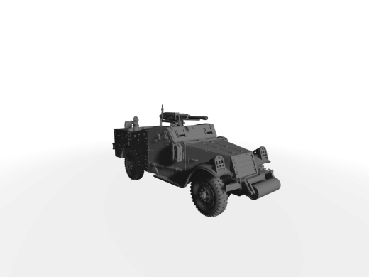 M3A1 Scout Car White Car ​​​​​​​leichter gepanzerter Spähwagen