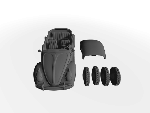 Volkswagen Typ 82W 4x2 Limousine für den militärischen Einsatz