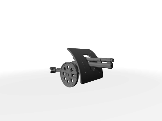 Bofors 105mm Haubitze M1924 ​​​​​​​leichte bis mittlere gezogenen Feldhaubitze