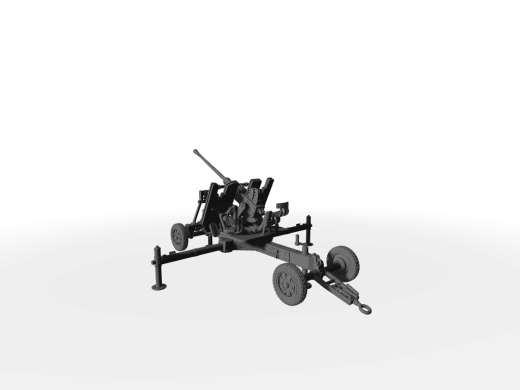 Bofors 40mm Flak wz.36 Leichte Automatische Flugabwehrkanone Aktiv-Modus