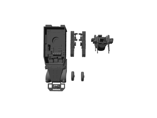 M16A1 MGMC M45 Quadmount ​​​​​​​Halbkette
