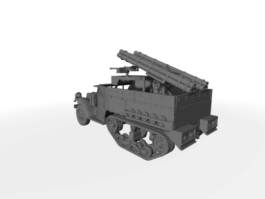 M2A1 Dreifach-Raketenrohrsystem ​​​​​​​Halbkette