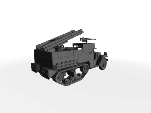 M2A1 Dreifach-Raketenrohrsystem ​​​​​​​Halbkette