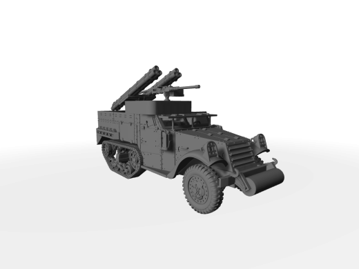 M2A1 Dreifach-Raketenrohrsystem ​​​​​​​Halbkette