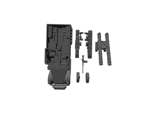 M2A1 Dreifach-Raketenrohrsystem ​​​​​​​Halbkette