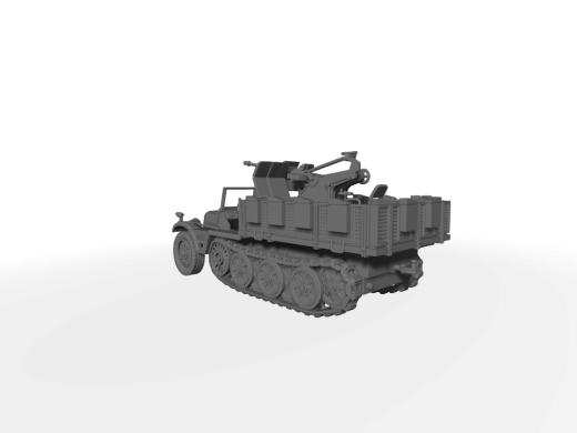 Sd. Kfz. 10/4 mit 2cm FlaK 30