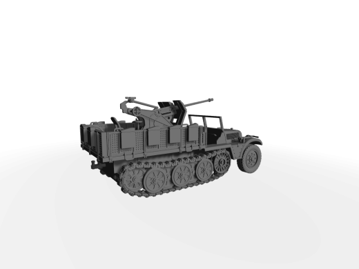 Sd. Kfz. 10/4 mit 2cm FlaK 30