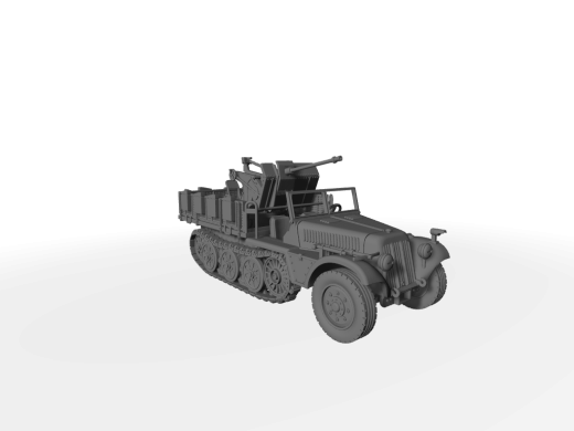 Sd. Kfz. 10/4 mit 2cm FlaK 30