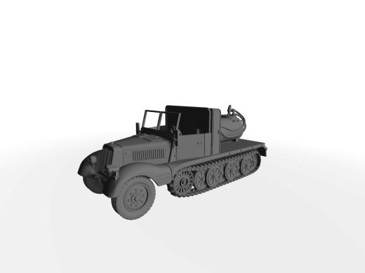 Sd. Kfz. 11/3 V2-Sprühkraftwagen mittlerer Zugkraftwagen 3t mit Sonderausrüstung zur chemischen Dekontamination