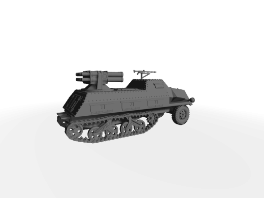 Sd.Kfz. 4/1 – Panzerwerfer 42 auf Maultier Selbstfahrlafette mit Raketenartillerie