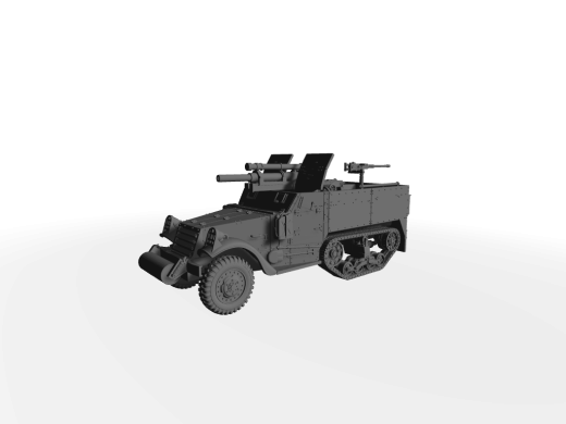 T19 105mm Haubitze ​​​​​​​Halbkette