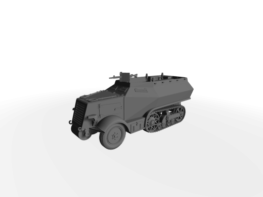 Unic P107 U 304(f) ​​​​​​​Funk 21. Panzerdivision Normandie 1944