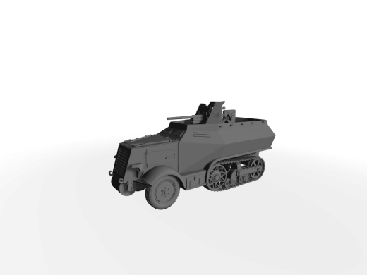 Unic U 304(f) ​​​​​​​3,7cm PaK 36 21. Panzerdivision Normandie 1944