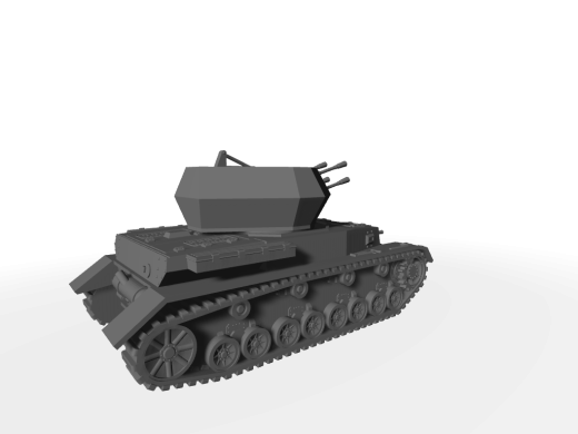 Flakpanzer IV "Wirbelwind" Selbstfahrende Flak - Flakpanzer