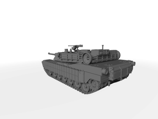 Abrams M1A2 mit TUSK Kampfpanzer ​​​​​​​mit TUSK an den Schürzen