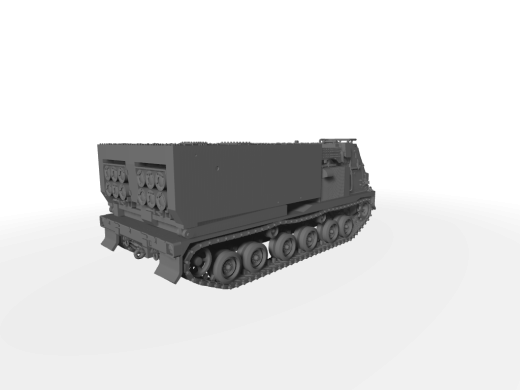 M270 MLRS mobiles, gepanzertes Artilleriesystem Transport-Modus