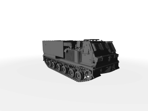 M270 MLRS mobiles, gepanzertes Artilleriesystem Transport-Modus