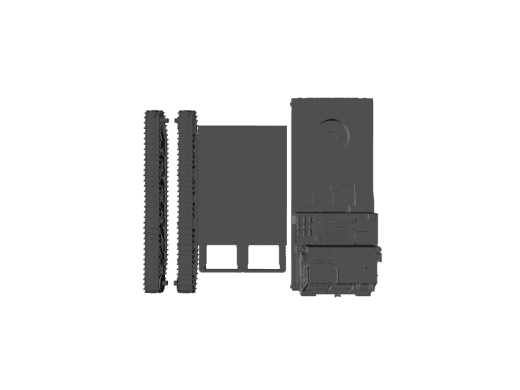 M270 MLRS mobiles, gepanzertes Artilleriesystem Transport-Modus