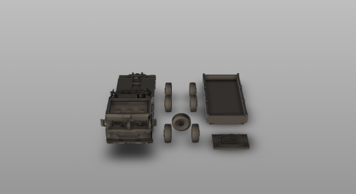 RMMV HX3 6x6 ​​​​​​​Pritsche