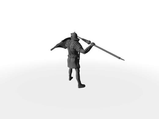 Legionär 02 mit Schild und Speer für Phalanx-Formation