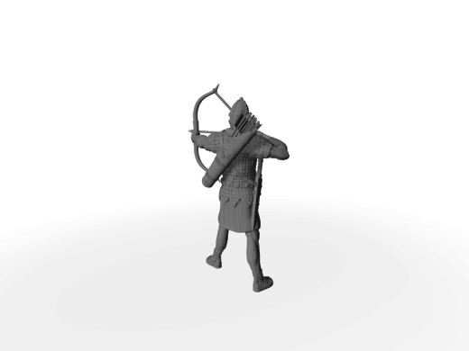 Sagittarii 01 mit Kompositbogen Fernkampfunterstützung