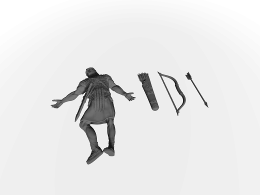 Sagittarii 09 mit Kompositbogen Fernkampfunterstützung