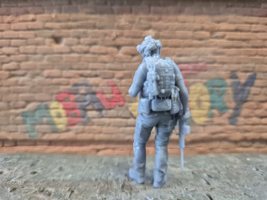 moderne Spezialkräfte Cybersoldat mit FN-SCAR 09