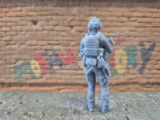 moderne Spezialkräfte Cybersoldat mit FN-SCAR 10