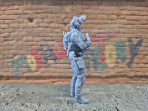 moderne Spezialkräfte Cybersoldat mit FN-SCAR 11